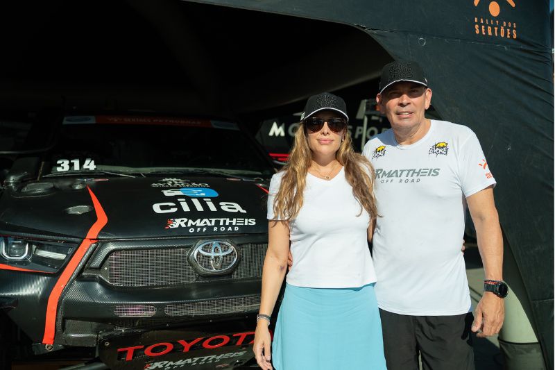 Cilia acompanha Mauro Guedes na largada do Rally dos Sertões 2025