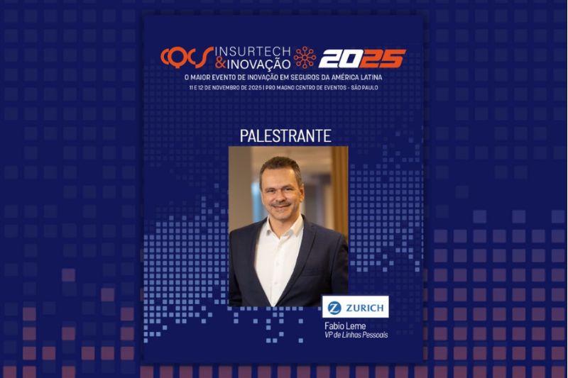 Fabio Leme, VP de Linhas Pessoais da Zurich Seguros, é palestrante no CQCS Insurtech & Inovação 2025