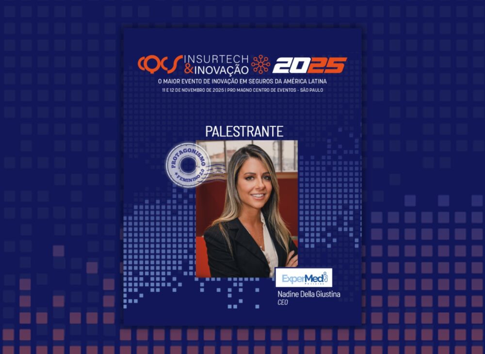 Nadine Della Giustina, CEO da ExperMed, confirmada no programa Protagonismo Feminino 2.0 do CQCS Insurtech & Inovação 2025