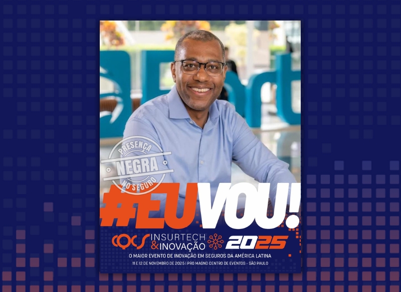 Evanildo Souza, do Grupo Porto, participa do projeto Presença Negra no CQCS Insurtech & Inovação 2025