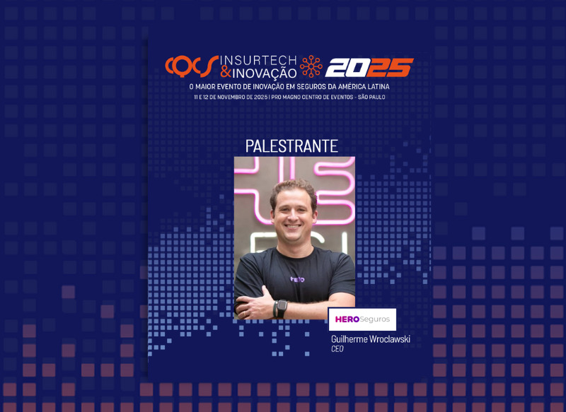 Guilherme Wroclawski, CEO da Hero seguros, é palestrante no CQCS Insurtech & Inovação 2025