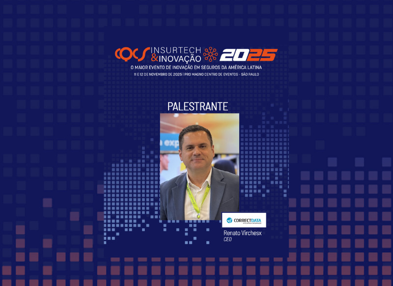 Renato Virches, CEO da CorrectData, é palestrante no CQCS Insurtech & Inovação 2025